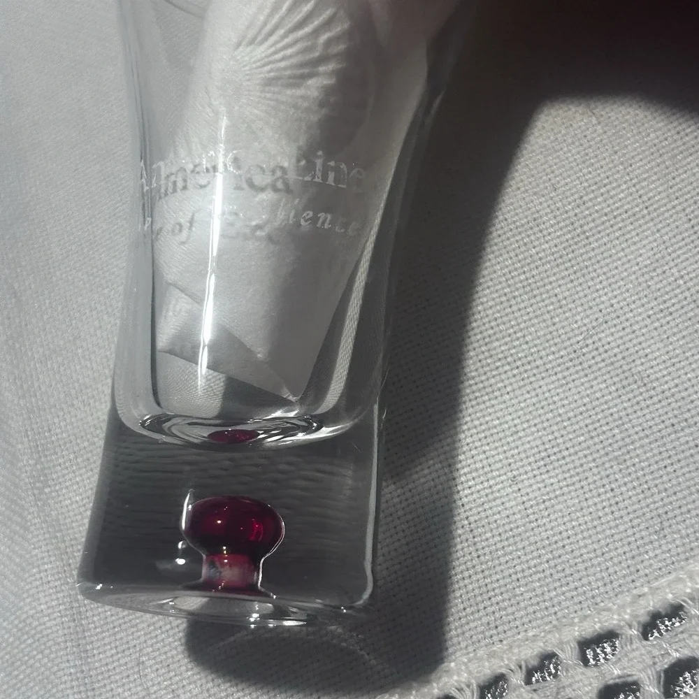 Vintage Holland America Line Shot/Shooter Rainbow Color Bubble Glasses Set Of 6
